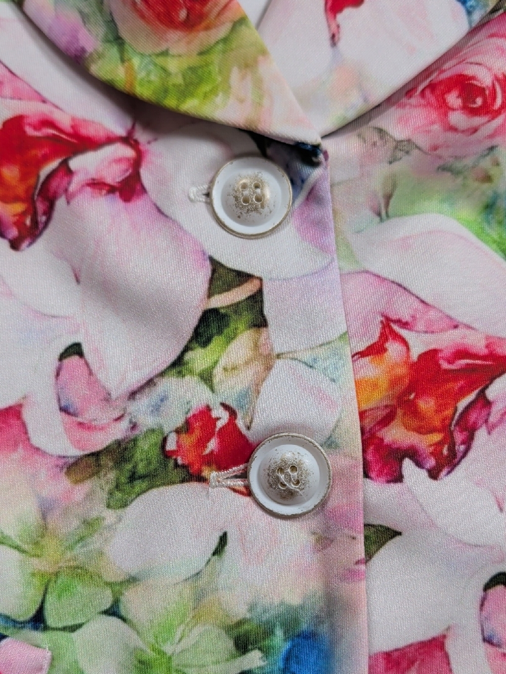 Joseph Ribkoff Floral Blazer 152645 Pastel 3/4 Sleeves Fitted Jacket Size 8 - Picture 12 of 13